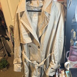 ASOS Long Beige Trench Coat